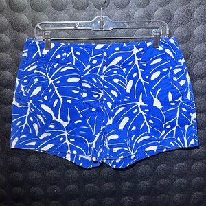 Vineyard Vines Womens Shorts Low Rise Royal Blue & White Size 6
